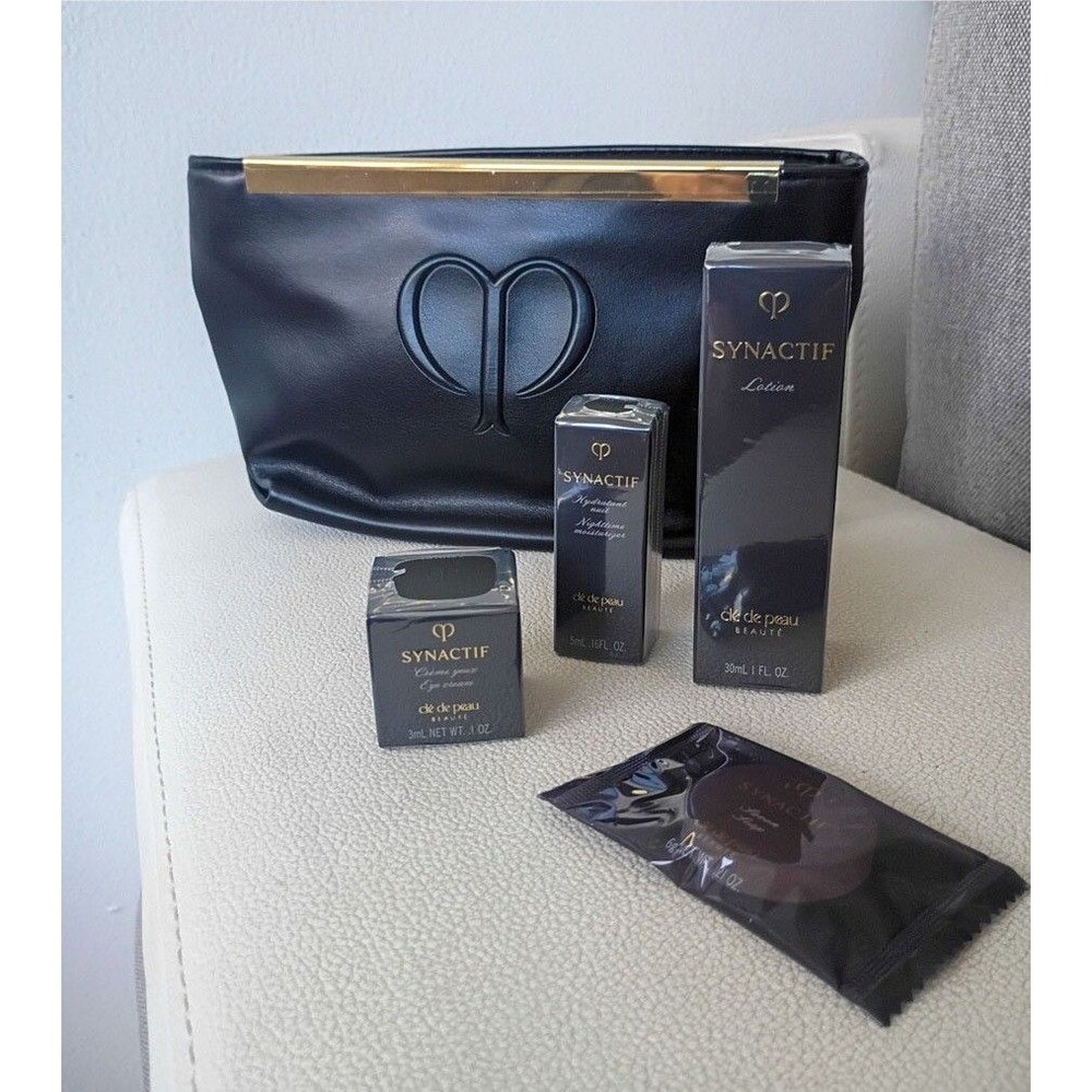 Clé de Peau SYNACTIF 5pc Skincare Lifting & Firming Travel Gift Set | NEW